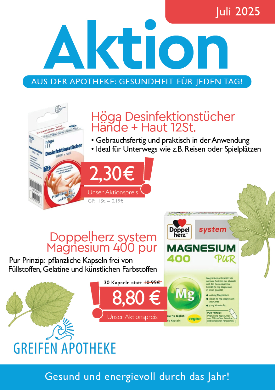 Aktionsflyer Juli